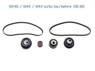 Kit de courroie de distribution pour PORSCHE 924S 944 turbo 951 jusqu&agrave; -08/86 LC