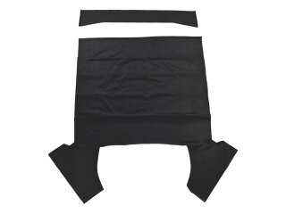 Interior headliner for PORSCHE 356 without sunroof, BLACK
