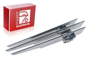 Rejilla de bocina para faros antiniebla para PORSCHE 356 B/C, cromada, derecha