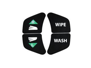 Pegatinas para los interruptores de la columna de direcci&oacute;n de los limpiaparabrisas e intermitentes del PORSCHE 911 F 914 (EE. UU.)