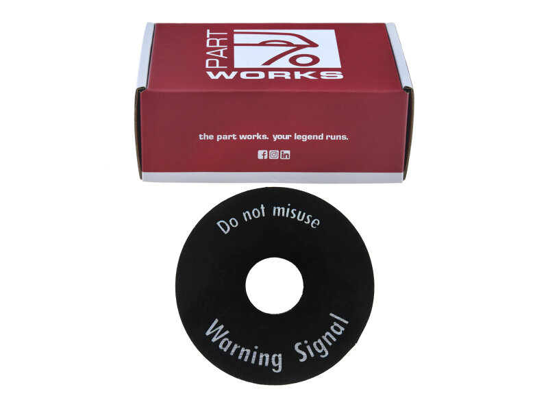 Hazard warning switch sticker for PORSCHE 911 2.0 SWB Sticker ENGLISH