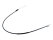 Cable de freno de mano para PORSCHE 914 Cable de freno de mano DERECHO 91442455207 GEMO