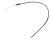 Cavo freno a mano per PORSCHE 914 Cavo freno a mano DESTRO 91442455207 GEMO