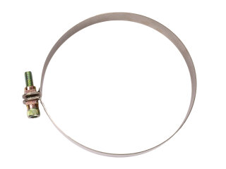 Exhaust clamp for PORSCHE 911 G 3.2 Carrera rear silencer STAINLESS STEEL RIGHT