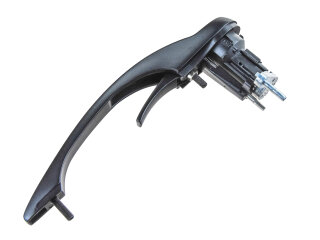 2 ma&ccedil;anetas de porta para PORSCHE 911 F/G SC 930 70 -89 EXTERIOR com fechadura PRETO L+R