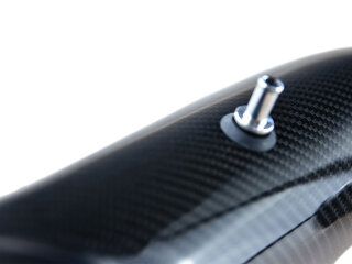 Intake pipe engine fan for PORSCHE 964 993 additional blower heating air connection CARBON