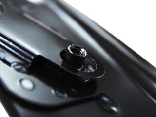 B-pillar lock plate for PORSCHE 911 SWB 2.0 -68 Door frame lock plate, LEFT