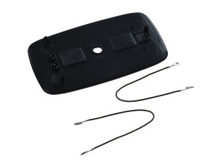 1x Cristal de espejo retrovisor exterior para PORSCHE 911...