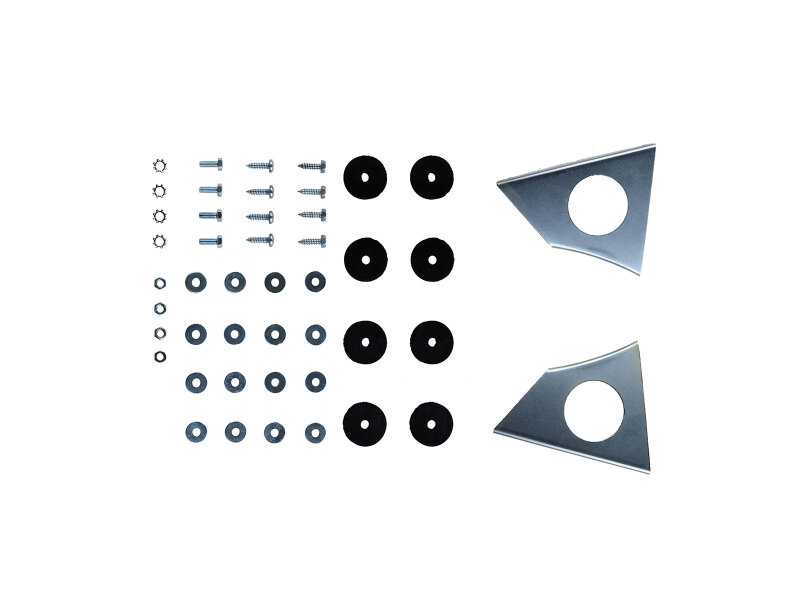 Portamatrículas para PORSCHE 911 F 912 matrícula 90170105124 SET