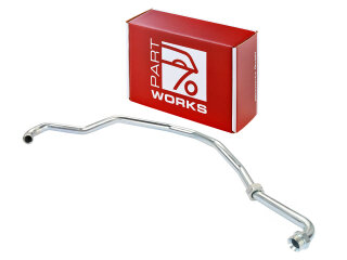 Conduite dhuile moteur pour PORSCHE 911 3.2 Carrera 85-86, de la vanne au bo&icirc;tier de r&eacute;gulateur, M&Eacute;TAL