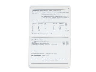 Werkstatthandbuch f&uuml;r PORSCHE 911 S Carrera turbo 75 Technical Specifications EN