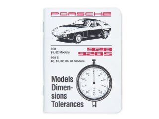 Manuel datelier pour PORSCHE 928 928S 80-84 - Sp&eacute;cifications techniques (EN)