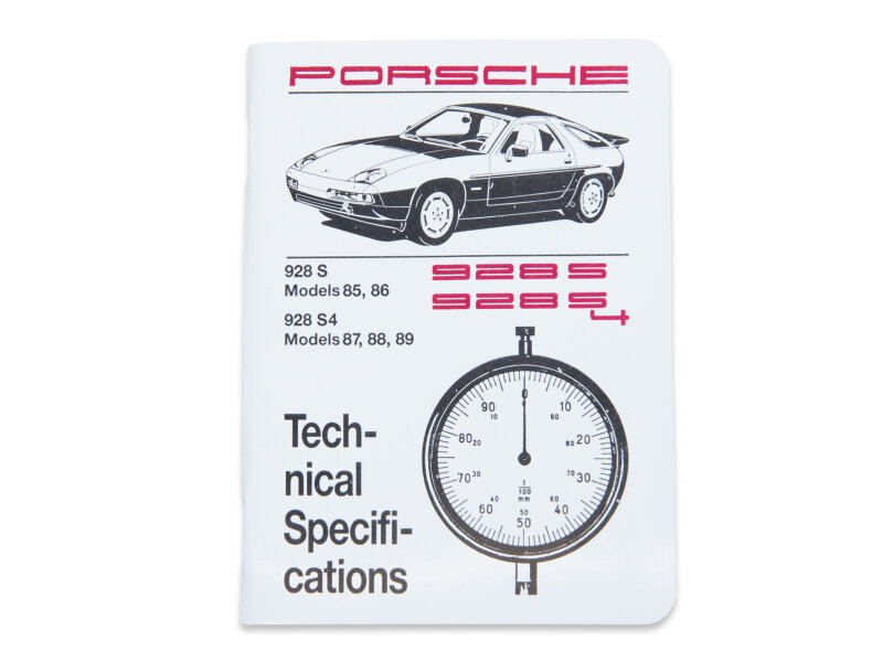 Manuale dofficina per PORSCHE 928 S S4 85-89 Specifiche...