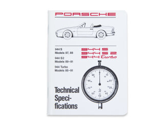 PORSCHE 944 S S2 turbo 951 のワークショップ マニュアル 技術仕様 EN