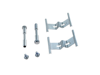 Brake pad retaining pin + spring plate for PORSCHE 996...