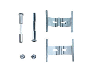 Brake pad retaining pin + spring plate for PORSCHE 996...