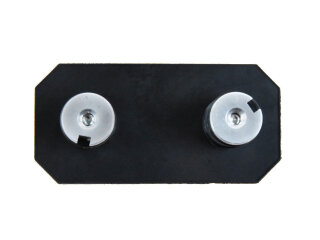 2x Placas de Amortecimento para Pin&ccedil;a de Freio TRASEIRA de 34mm para PORSCHE 997 Turbo