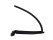 Joint de vitre triangulaire pour PORSCHE 914 joint de vitre DROIT