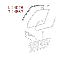 Junta de puerta para PORSCHE 911 G SC 77-85 Coupé,...