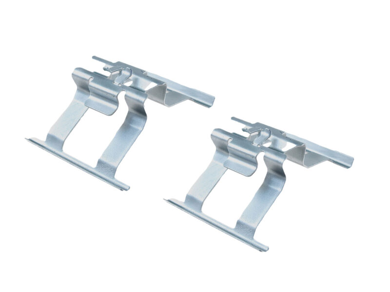 2x Spring-loaded brake pad guide plates for PORSCHE 997...