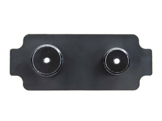 2x Placa amortiguadora pinza de freno para PORSCHE Boxster 987 Cayman 2.7 DELANTERO