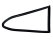 Side window seal for PORSCHE 993 Coupe, rear right window seal