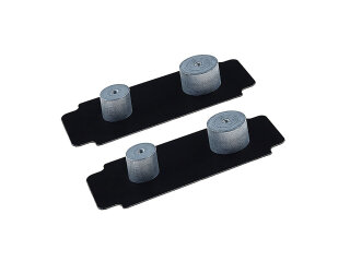 2x Dämpfungsblech Bremssattel für PORSCHE 996...