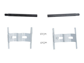 Perno di fissaggio pastiglie freno + piastra a molla per PORSCHE 996 997 Carrera S/4S/Turbo ANTERIORE