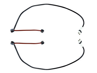 2x contatto di avvertimento per PORSCHE 993 Carrera turbo POSTERIORE BOSCH