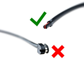 2x contatto di avvertimento per PORSCHE 911 G 3.2 Carrera...