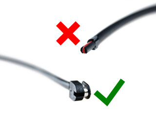 2x contatto di avvertimento per PORSCHE 911 G 3.2 930 3.3...