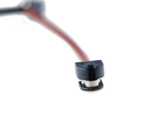 2x Indicatori di usura pastiglie freno per PORSCHE Cayenne 955 957 PR No. 1LM 1LK 1LL ANTERIORE BOSCH