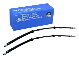 2 tubi freno per PORSCHE Cayenne 9PA1 957 fino a -08 ANTERIORI ATE