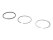 1x piston rings for PORSCHE 930 3.0 turbo set