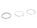 1x piston rings for PORSCHE 911 2.7 Carrera 911S set