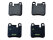 Brake pads for PORSCHE 964 Carrera 2 up to -91 REAR TEXTAR