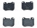Brake pads for PORSCHE 924S 928 4.5 up to -79 944 2.5 2.7 FRONT TEXTAR