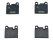 Pastilhas de freio para PORSCHE 356 C 912 914 911 F/G DIANTEIRAS/TRASEIRAS (!) TEXTAR
