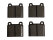Plaquettes de frein pour PORSCHE 911 2.7 SC 3.0 Carrera 3.2 AVANT TEXTAR