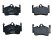 Brake pads for PORSCHE 987 Boxster 981 Cayman 982 REAR TEXTAR