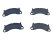 Pastilhas de freio dianteiras Textar para Porsche 991 Carrera 3.8