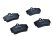 Pastilhas de freio traseiras Brembo para Porsche 996, 997 Boxster, 986 Cayman e 987 S