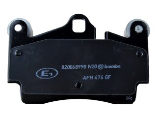 Remblokken voor PORSCHE Cayenne 955 957 ACHTER BREMBO