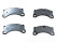 Brake pads for PORSCHE Cayenne 958 3.0 3.6 4.2 4.8 GTS FRONT BREMBO