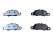 Plaquettes de frein pour PORSCHE 991 997 Boxster Cayman 981 982 AVANT BREMBO