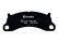 Pastilhas de freio dianteiras Brembo para Porsche 991 Carrera 3.8
