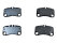 Plaquettes de frein pour PORSCHE 997 Carrera 3.6 345HP ARRIÈRE BREMBO