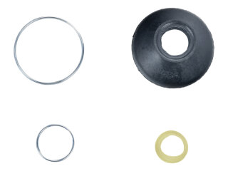 Soffietto in gomma per giunto sferico del braccio oscillante PORSCHE 944 86-968 + anelli di tensione