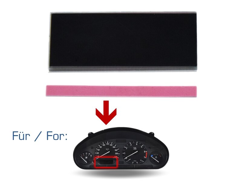 Tacho Display für BMW E36 Kombiinstrument Cockpit LINKS