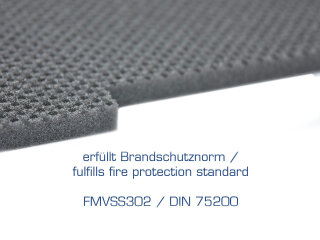 Hood Insulation Mat for MERCEDES W123, Self-Adhesive